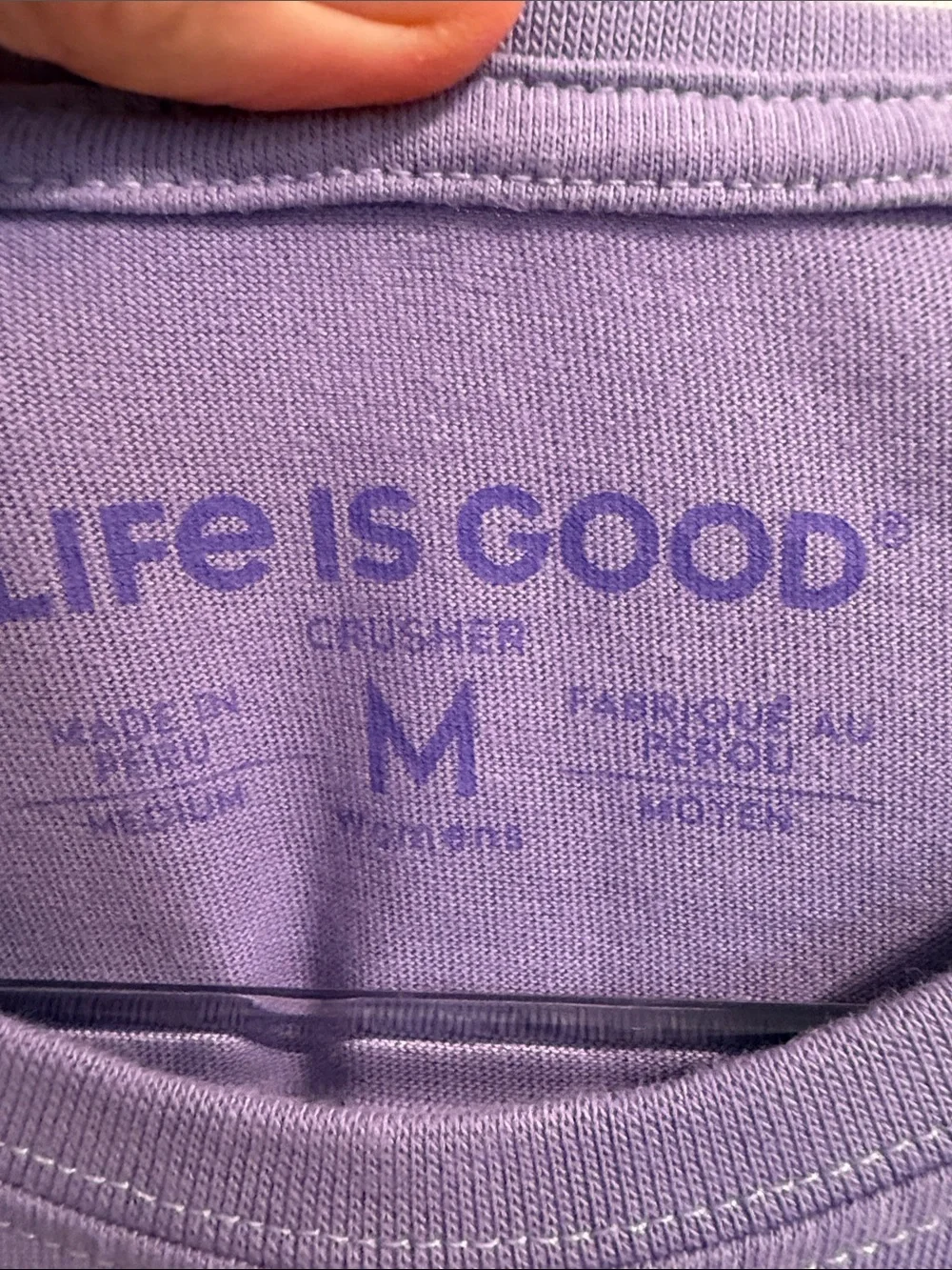 Two Life Is Good Women’s Sz Medium “Be the Person Your Dog Thinks You Are” Tees - Picture 5 of 7